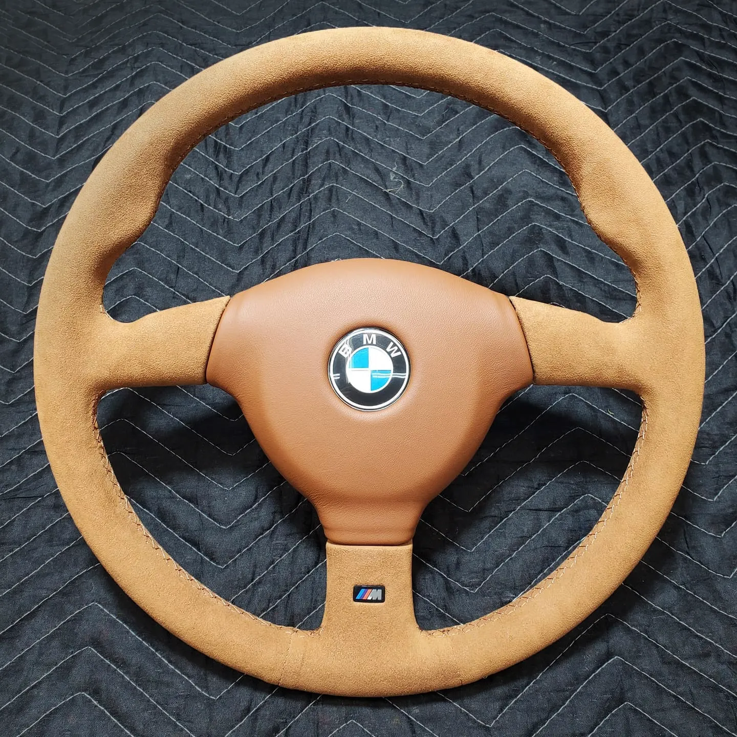 BMW steering wheel restoration